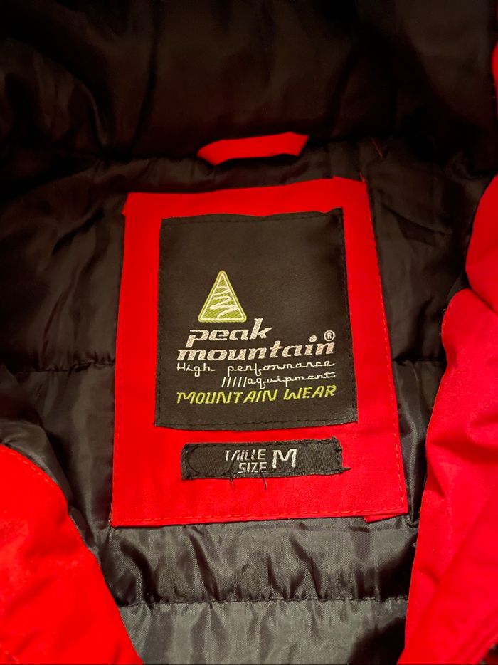 Parka hiver rouge - Peak Mountain - M - photo numéro 7