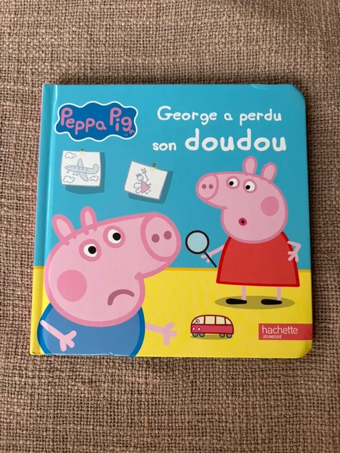 Livre peppa pig Georges à perdu son doudou