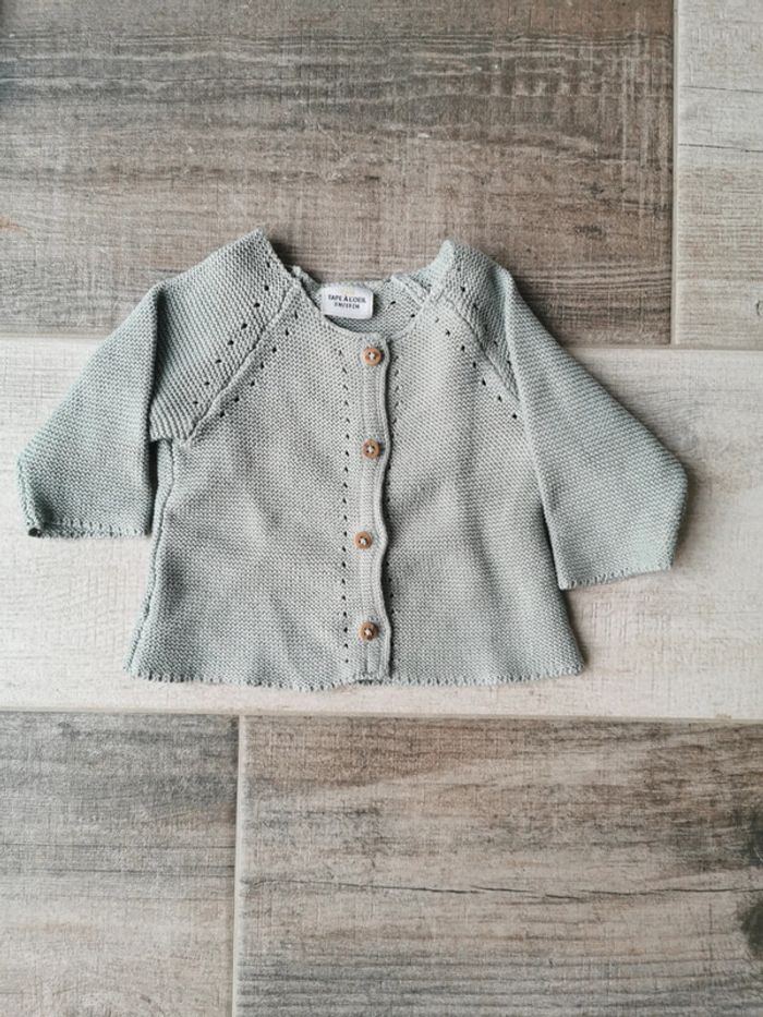 Lot de 2 gilets 3 mois fille - photo numéro 4