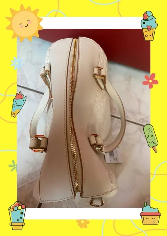 Sac à main Guess crème neuf - photo numéro 3