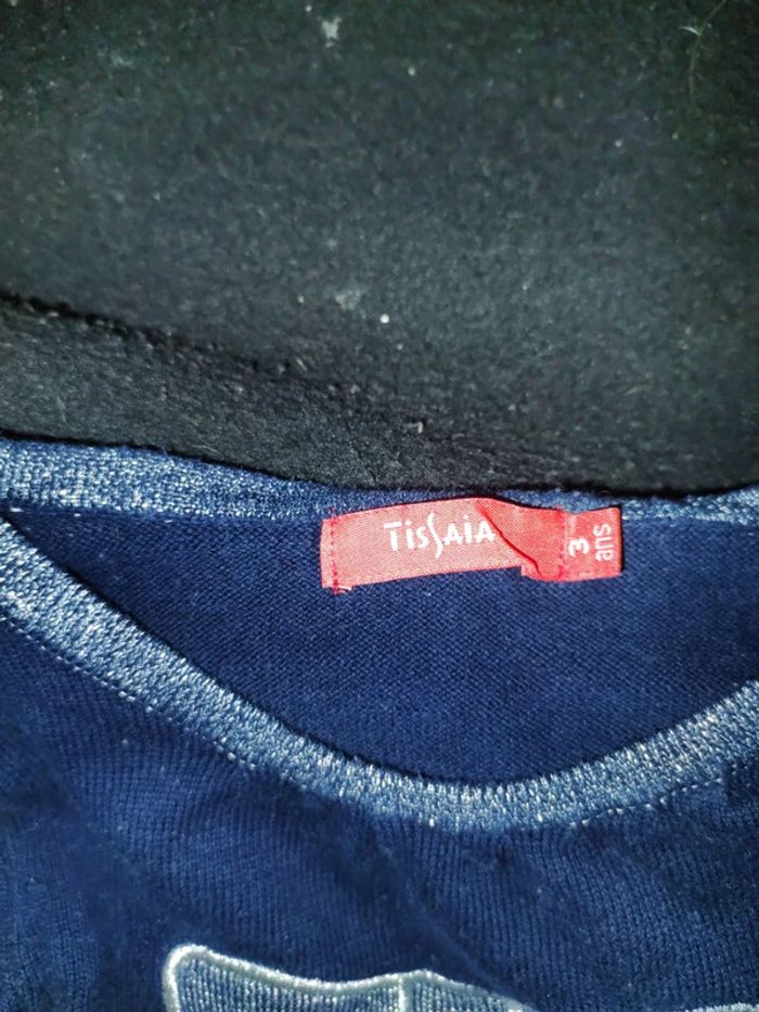 Robe bleue marine tissaia 3 ans - photo numéro 2