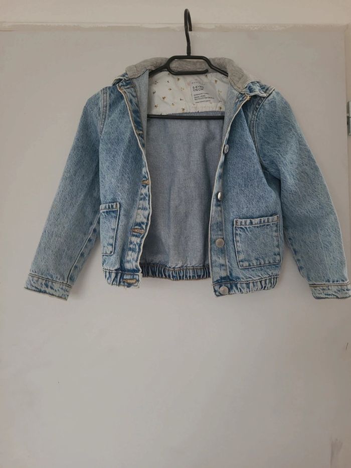 Veste en jean avec capuche 5 6 ans primark