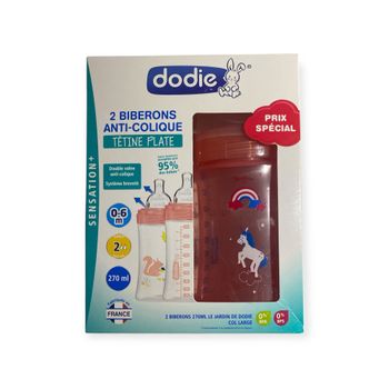 Lot de 2 biberons neufs Dodie