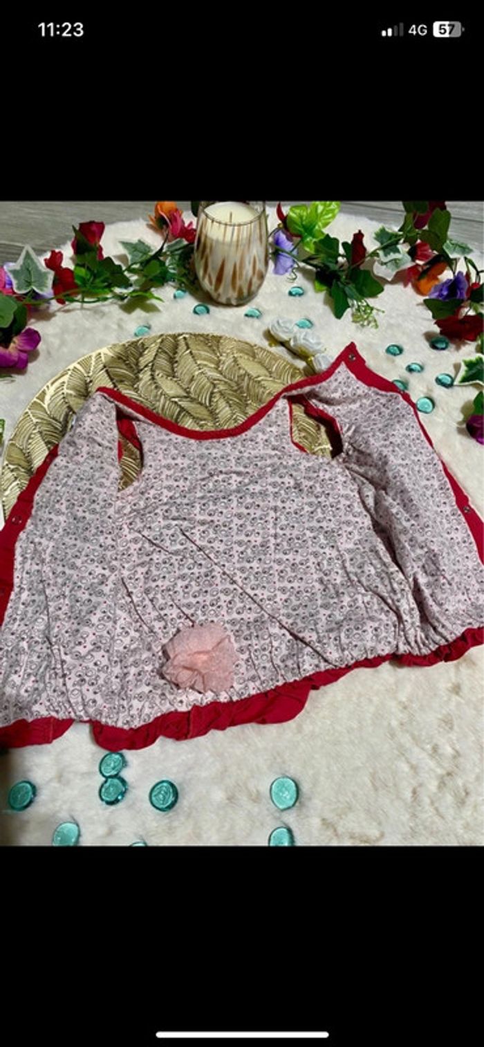 💫Lot 2 robes rouges 6 mois – Bébé fille – Très bon état💫 - photo numéro 5