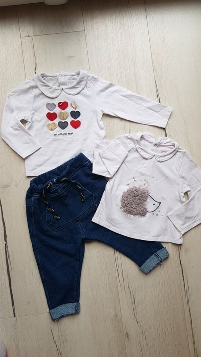 Lot de 3 articles fille 18mois obaibi tao