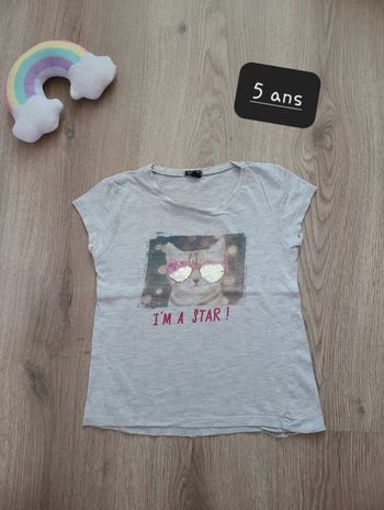 Tee shirt 5 ans