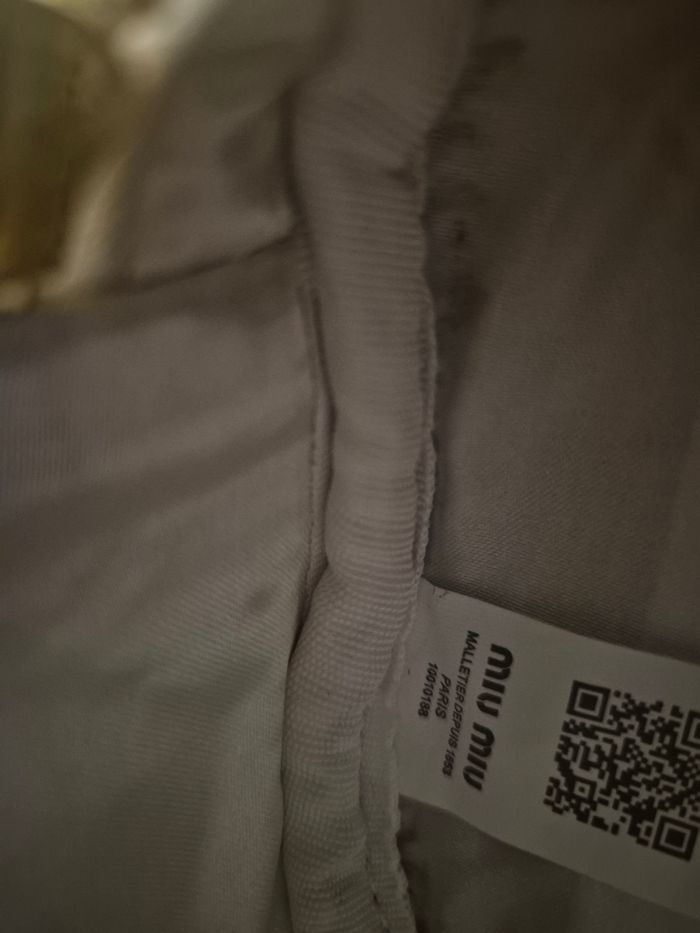 Sac miu miu crème - photo numéro 5