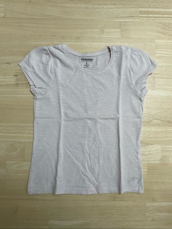 Tee-shirt rose pâle taille 6 ans
