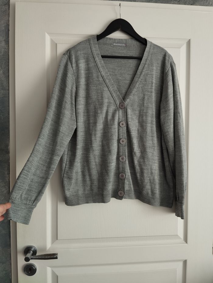 * Gilet gris T52 Blancheporte