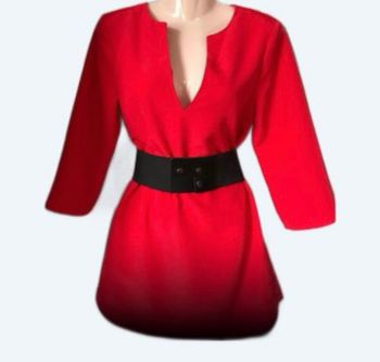 Robe rouge légère 36 H&M