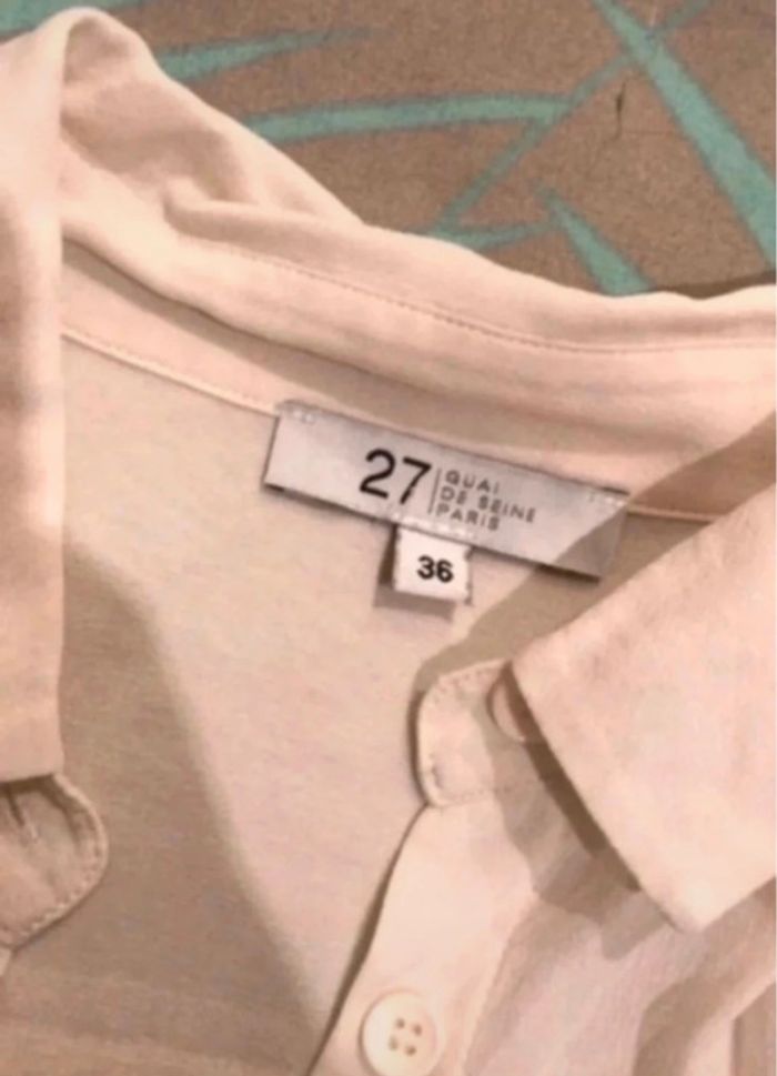 Chemise blanc crème taille 36 - photo numéro 2