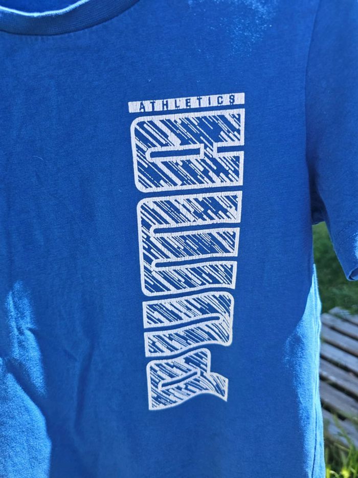 TEE shirt puma  12 ans garçon bleu - photo numéro 3