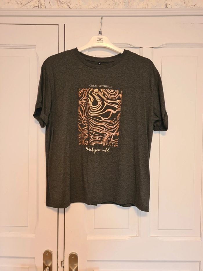 Tee-shirt anthracite X L
