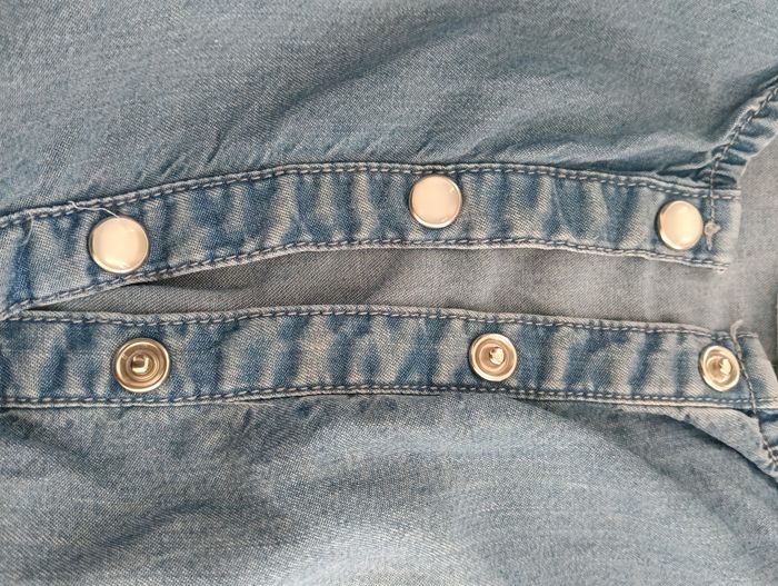 Combinaison en jeans h&m 104 - photo numéro 2