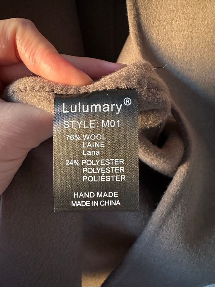 Manteau Trench 76% de laine - photo numéro 8