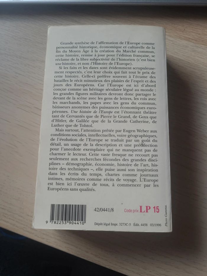 Une histoire de l'europe. Tome 2. Des lumières à nos jours - photo numéro 2