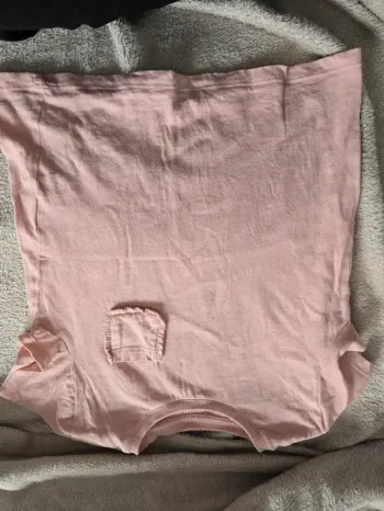 t-shirt manche courte rose avec poche 