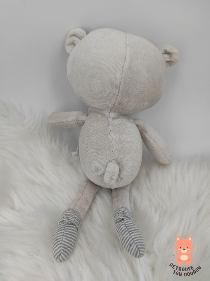 Doudou Ours Gris Doudou D'amour Dpam - photo numéro 2
