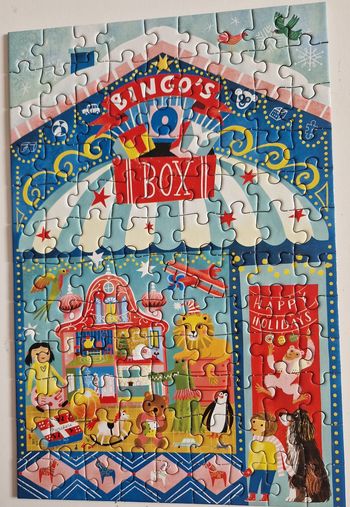 Mini puzzle 100 pièces.  Eeboo. Dd1131