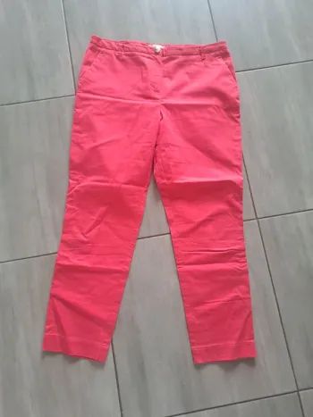 Pantalon court fuschia Cyrillus Taille 40