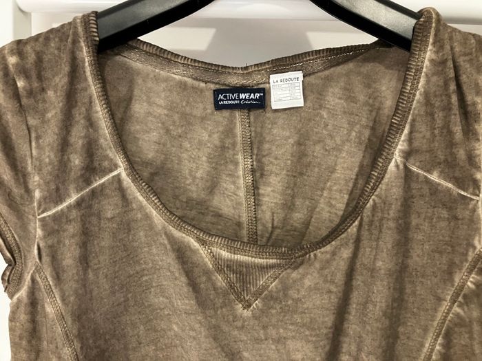 Robe en coton kaki - photo numéro 3