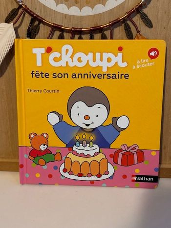 Livre tchoupi fête son anniversaire 