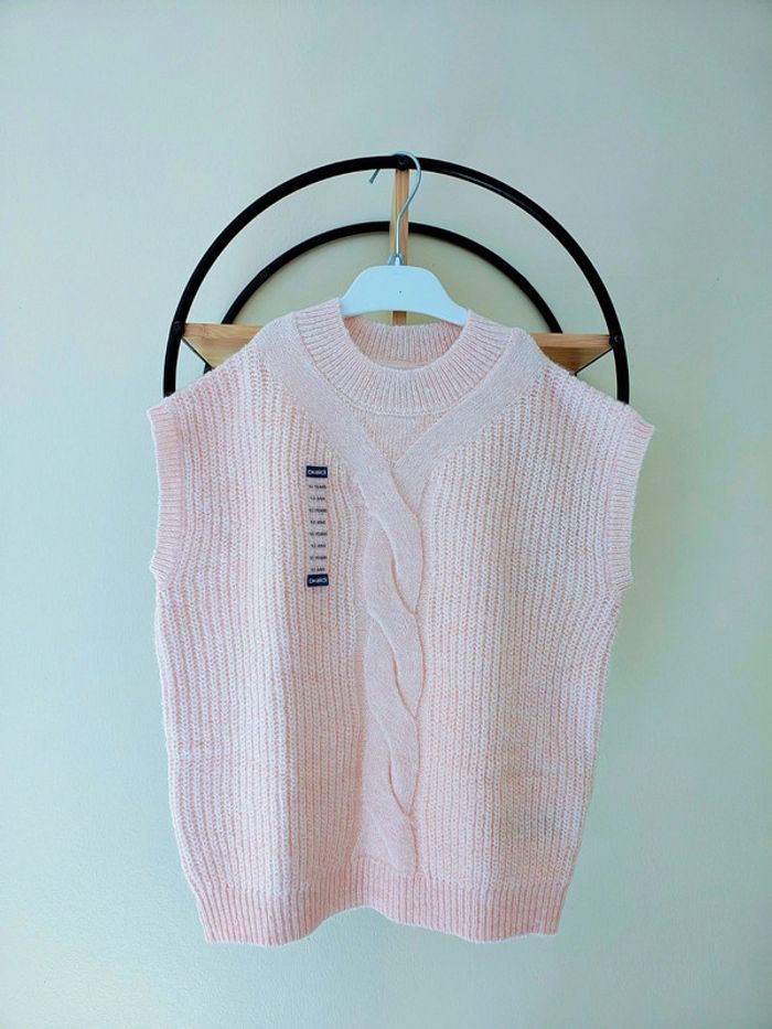 8 ans pull sans manche Okaïdi neuf sans étiquette