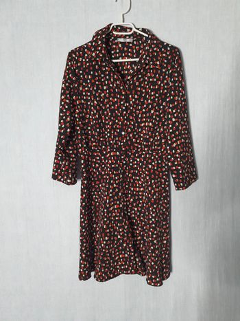 Robe chemise à motifs mango