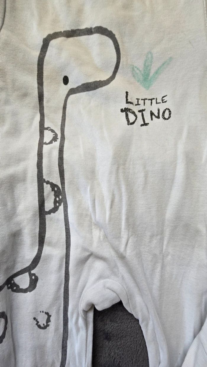 Pyjama coton thème dinosaures 6 mois - photo numéro 3