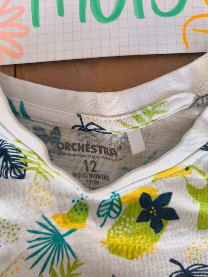 Tee shirt manches courtes 12 mois - photo numéro 3