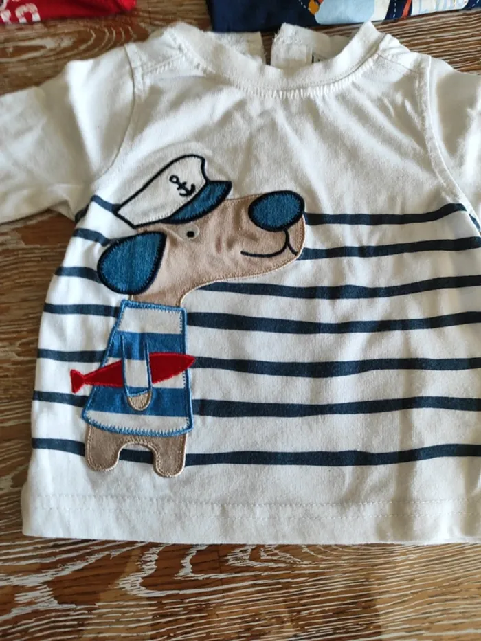 🍁 lot de 10 teeshirts manches longues taille 6 mois 🍁 - photo numéro 4