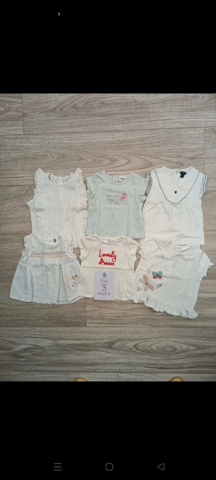 Lot bébé fille 3 mois 36 pièces - photo numéro 2