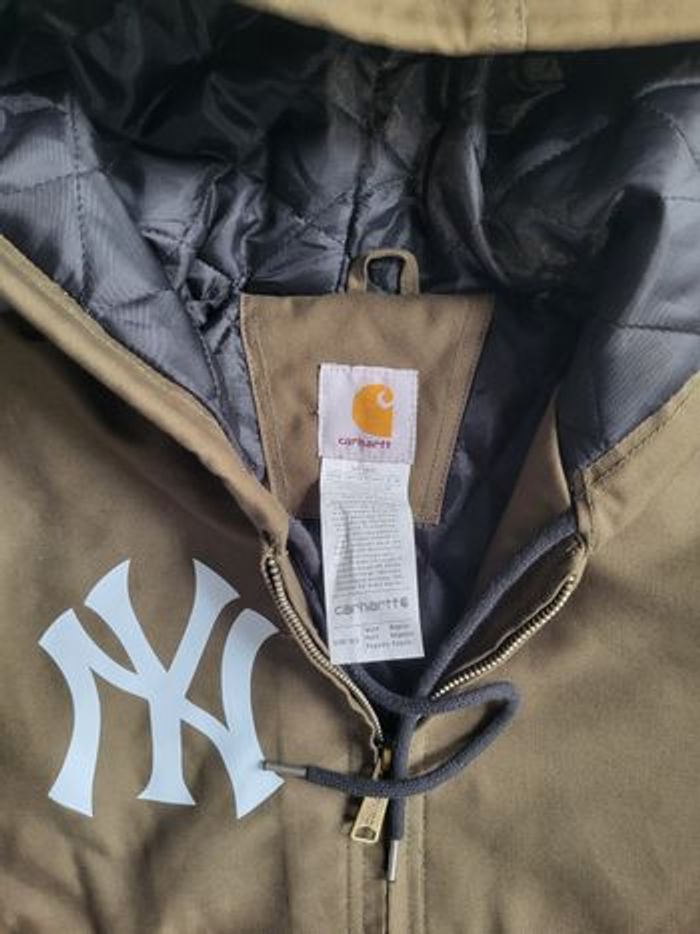 🧥🖤 Magnifique Blouson Carhartt Rework – New York Yankees – Taille S 🤍🧥 - photo numéro 2