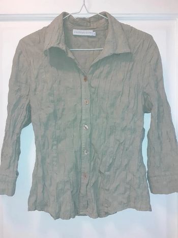 Chemisier effet froissé