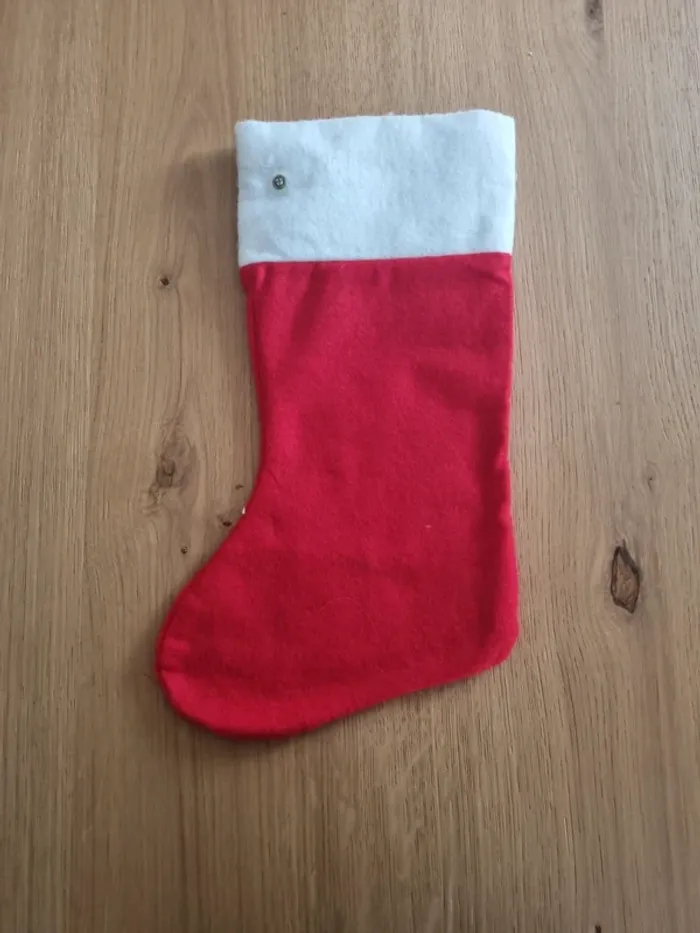 Chaussette de Noël bonhomme de neige - photo numéro 2
