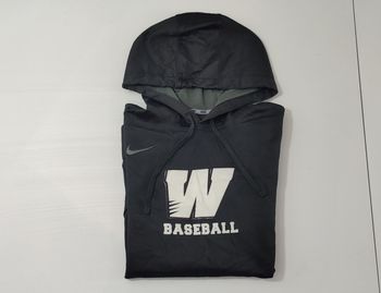 Vêtement Homme Sweat sweatshirt à capuche noir abimé Nike Therma-fit taille L #Retrostreet