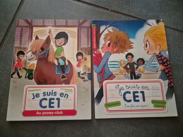 Lot de 2 livres "je suis en CE1"