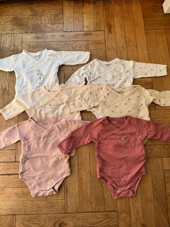 Lot de 6 bodys Verbaudet 6 mois