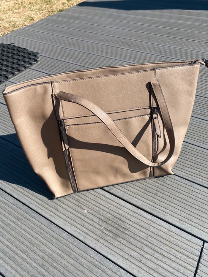 sac à main beige femme - photo numéro 5