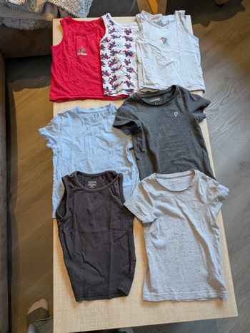 Lot maillot de corps 4 ans garcon 