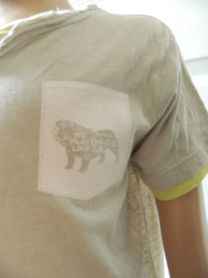 T shirt garçon manches courtes T 6 ans "Okaidi" - photo numéro 2