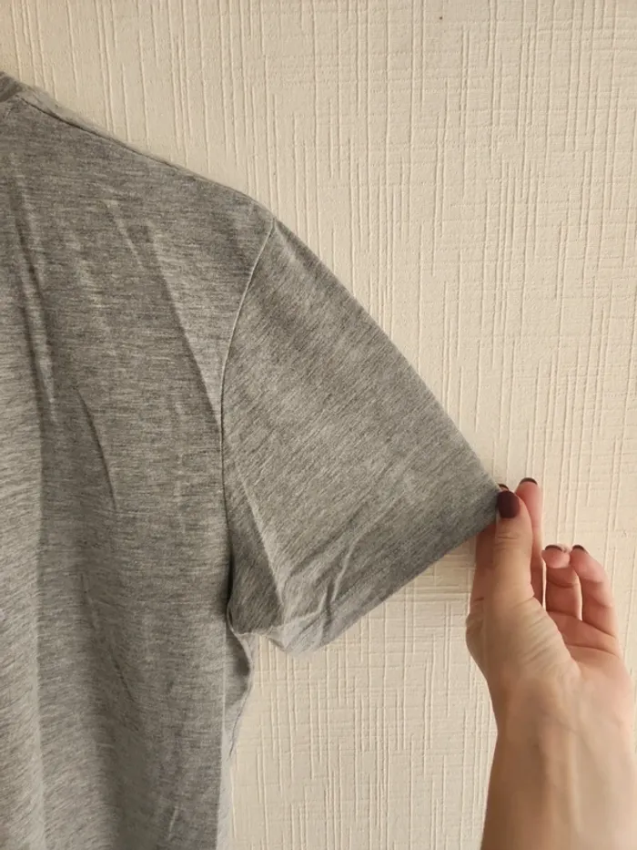 Tee-shirt manches courtes gris Celio M - photo numéro 11