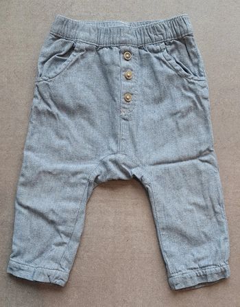 Pantalon bleu/gris en 9 mois Orchestra