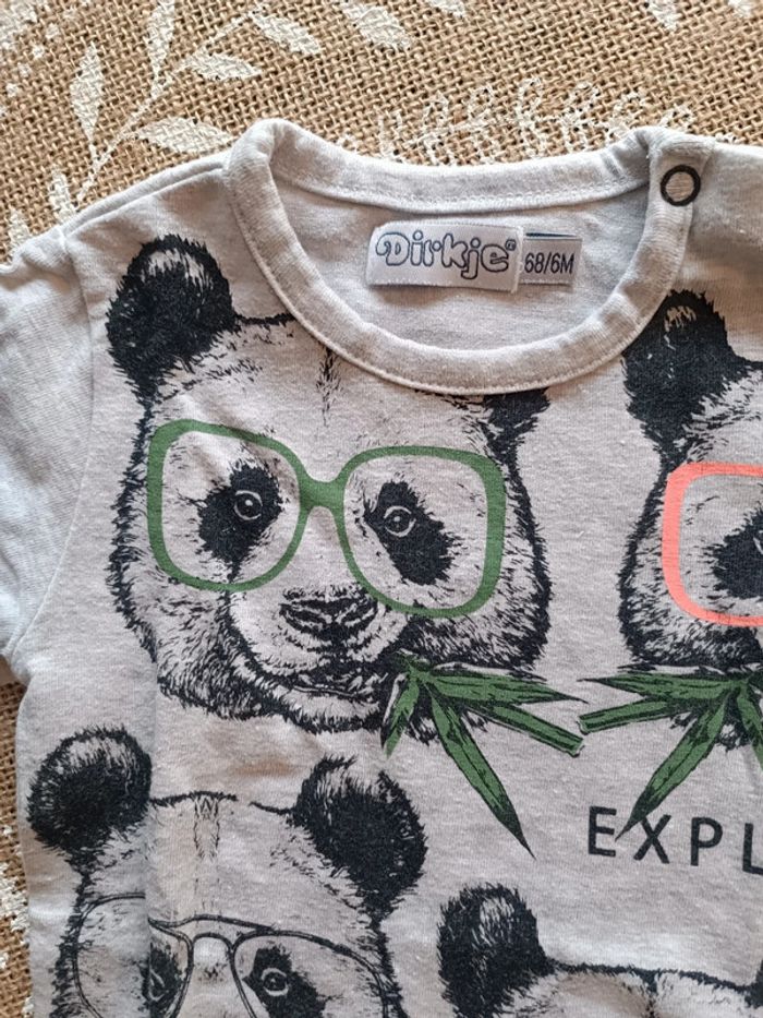 🐼 Lot Tee-shirt taille 6mois - photo numéro 2
