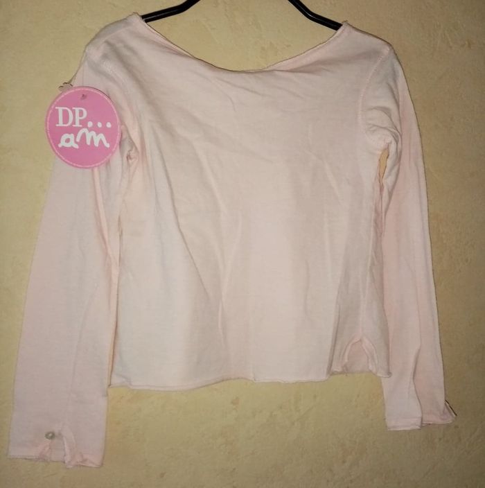 tee shirt rose pâle fille 3 ans - photo numéro 10
