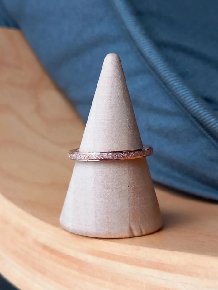 Bague en acier inoxydable taille 19 (61)