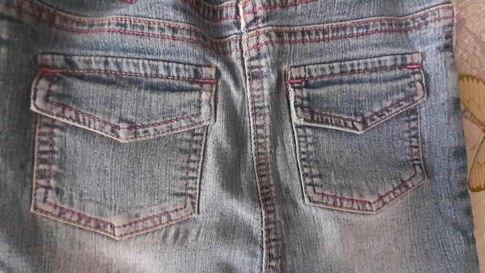 Jupe en jean trapèze - photo numéro 4