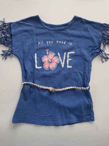 T shirt à frange 6 ans