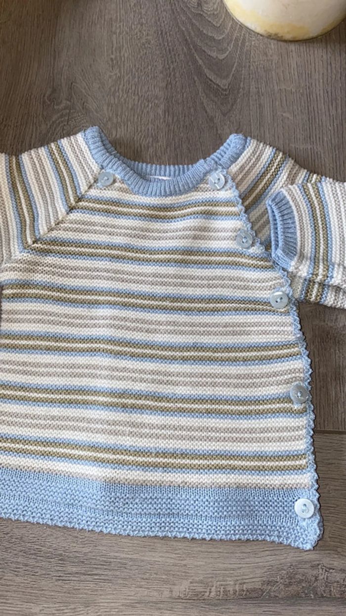 Gilet layette bébé - photo numéro 2