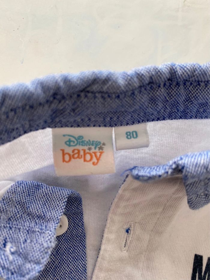 Polo Mickey manches courtes - Disney - 18 mois / 80 cm - TBE - photo numéro 4